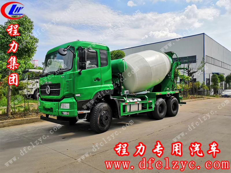 程力集團(tuán)東風(fēng)混凝土攪拌運(yùn)輸車，滿滿重金屬的質(zhì)感