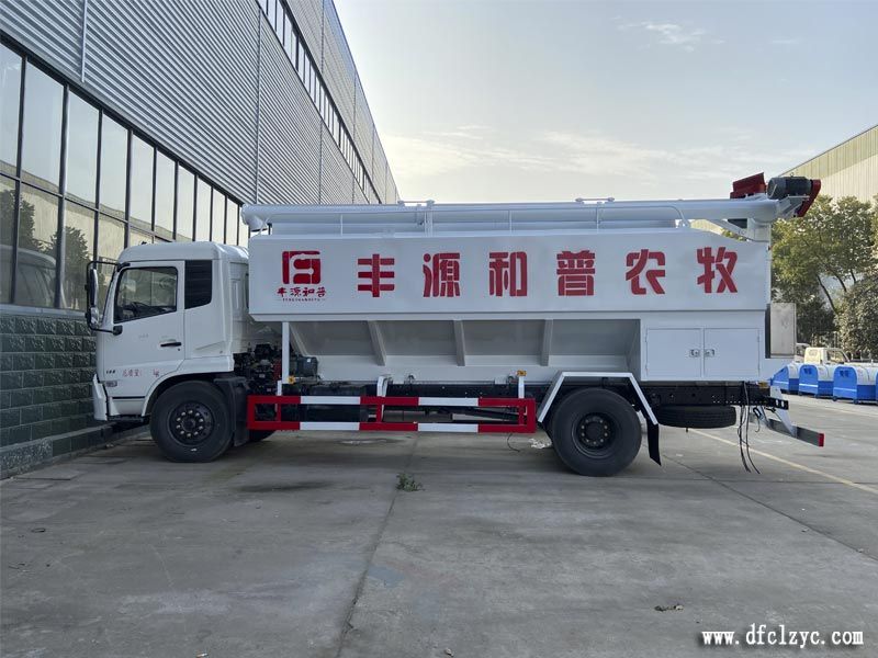 程力集團東風天龍散裝飼料運輸車