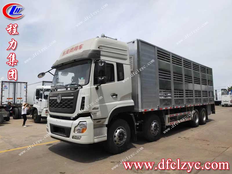 （國六）東風天龍前四后八鋁合金運豬車